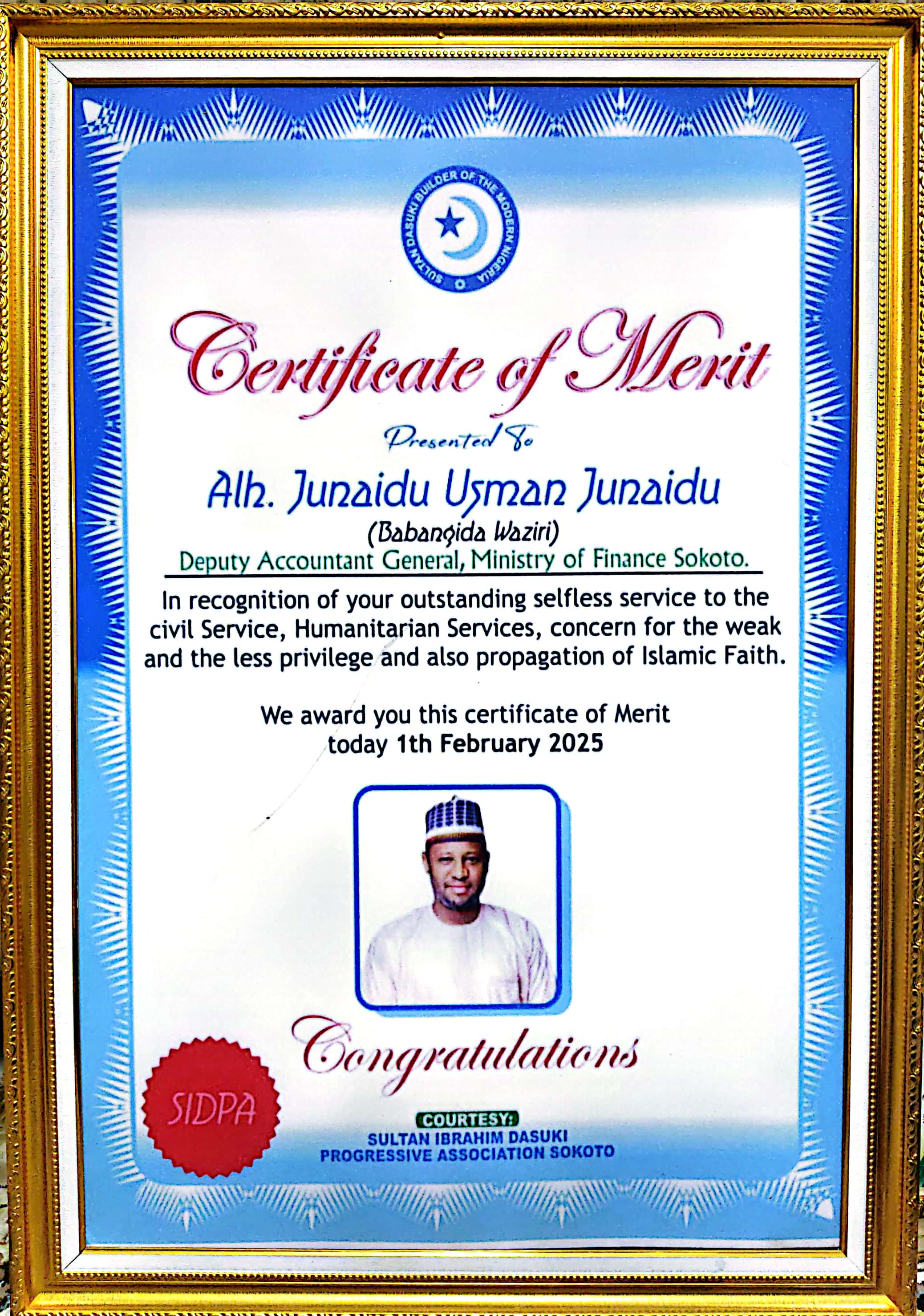 Certificate 1